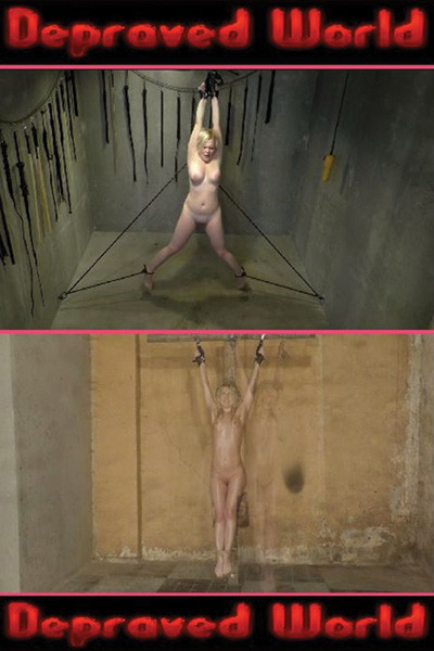 BLONDE SUSPENDED AND TORTURED